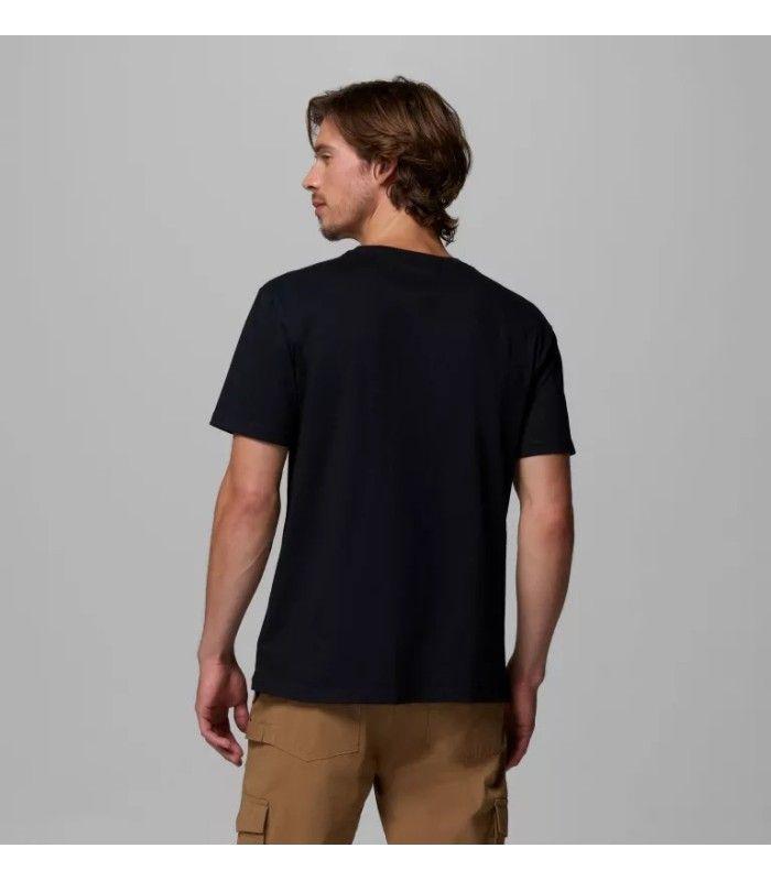 Camiseta Columbia Basic Logo Negro Hombre