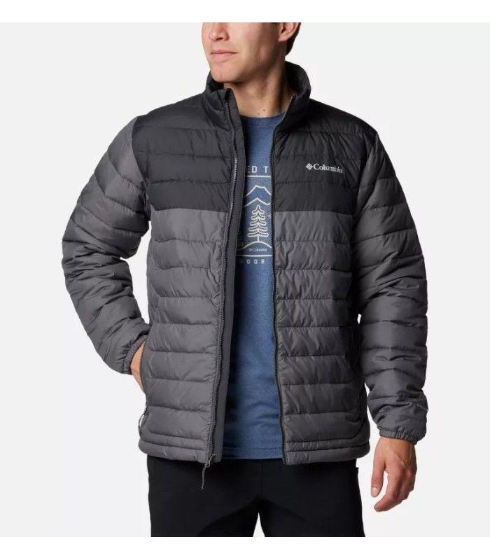 Chaqueton Columbia Powder Lite Negro/Gris Hombre