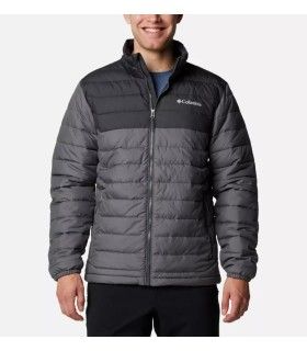 Chaqueton Columbia Powder Lite Negro/Gris Hombre