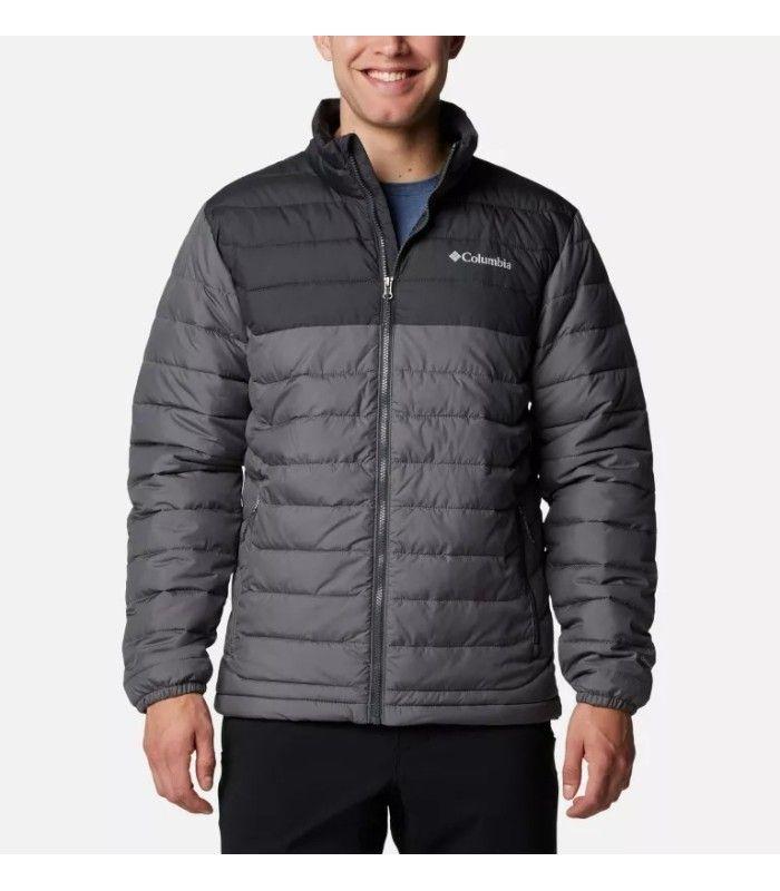 Chaqueton Columbia Powder Lite Negro/Gris Hombre