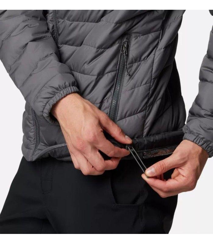 Chaqueton Columbia Powder Lite Negro/Gris Hombre