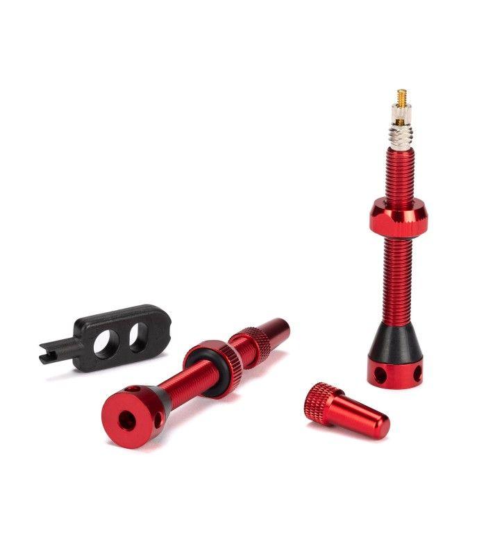 Valvulas Ridemax Tubeless 50MM Rojo (Pack 2)