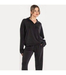 Sudadera Ditchil Half Neck Nebulara Negro