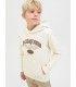 Sudadera Jack & Jones JJariBranding Sweat Hood Junior Antique White