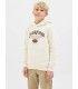 Sudadera Jack & Jones JJariBranding Sweat Hood Junior Antique White