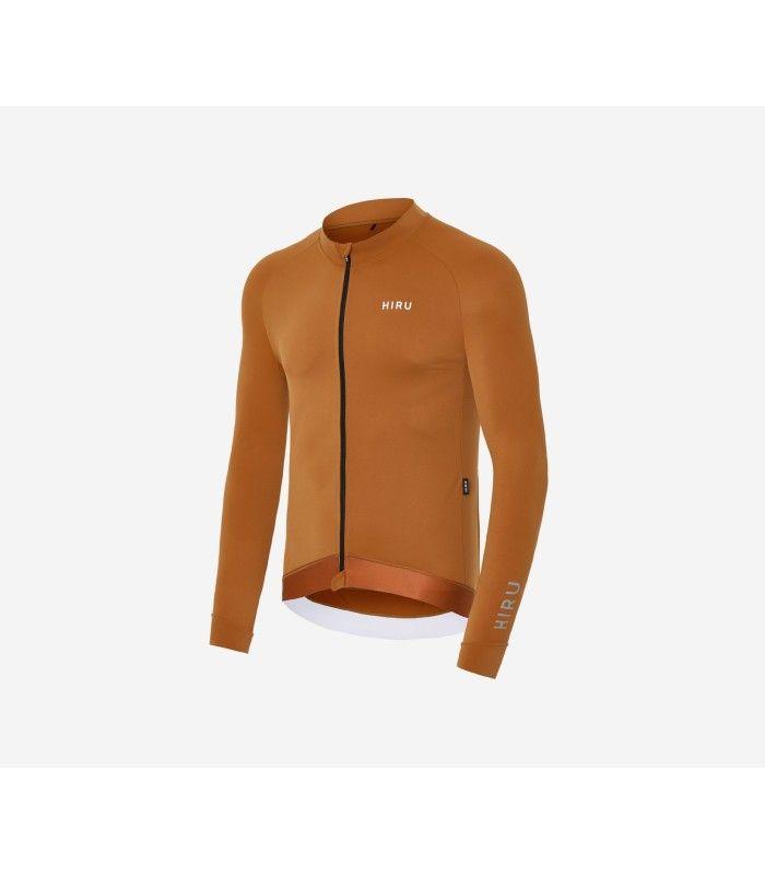 Maillot Hiru Advanced LS Light Brown Hombre