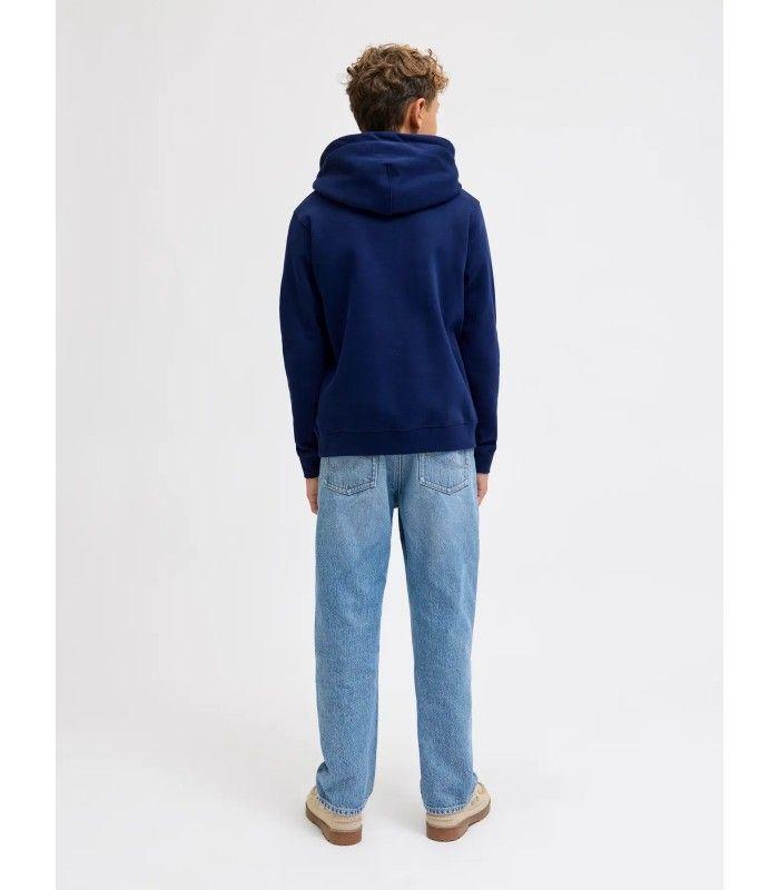 Sudadera Jack & Jones Jorbeleecker Branding Sweat Hood Bf Junior Ocean Carven