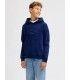 Sudadera Jack & Jones Jorbeleecker Branding Sweat Hood Bf Junior Ocean Carven
