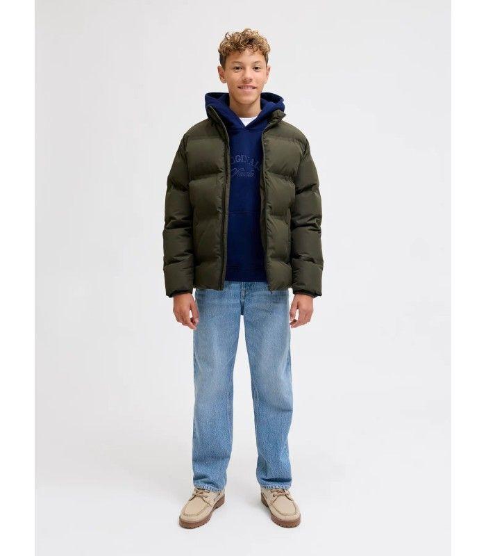 Sudadera Jack & Jones Jorbeleecker Branding Sweat Hood Bf Junior Ocean Carven