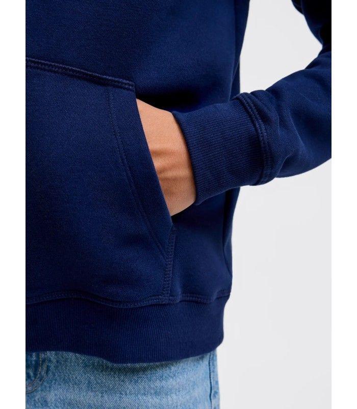 Sudadera Jack & Jones Jorbeleecker Branding Sweat Hood Bf Junior Ocean Carven