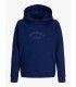 Sudadera Jack & Jones Jorbeleecker Branding Sweat Hood Bf Junior Ocean Carven