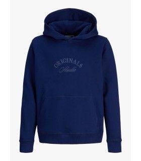 Sudadera Jack & Jones Jorbeleecker Branding Sweat Hood Bf Junior Ocean Carven