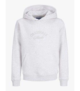 Sudadera Jack & Jones Jorbeleecker Branding Sweat Hood Bf Junior White ORG