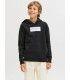Sudadera Jack & Jones Jorgreene Sweat Hood FST Junior Black