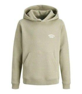 Sudadera Jack & Jones Jorgreene Branding Sweat Hood Mini Seagrass