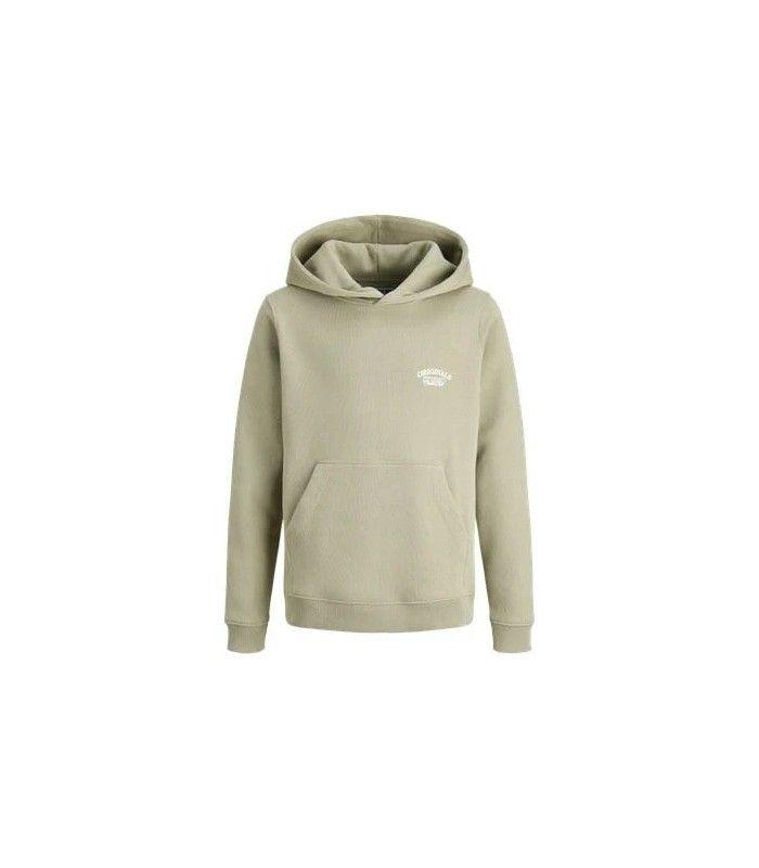 Sudadera Jack & Jones Jorgreene Branding Sweat Hood Mini Seagrass