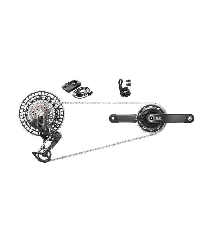 Grupo Sram XX SL EAGLE AXS T-TYPE WIDE POTENCIÓMETRO 175mm
