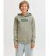 Sudadera Jack & Jones Jorgreene Sweat Hood FST Junior Seagrass