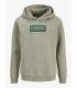 Sudadera Jack & Jones Jorgreene Sweat Hood FST Junior Seagrass