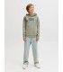 Sudadera Jack & Jones Jorgreene Sweat Hood FST Junior Seagrass