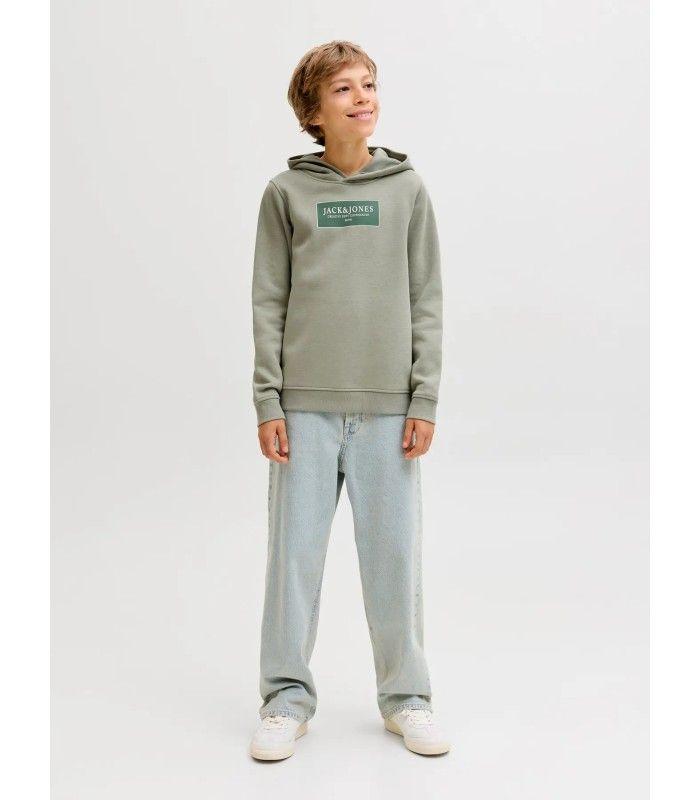 Sudadera Jack & Jones Jorgreene Sweat Hood FST Junior Seagrass