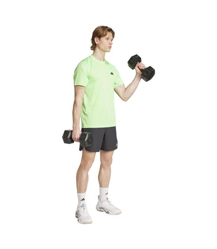 Camiseta Adidas TR-ES Base T Hombre Lime Burst