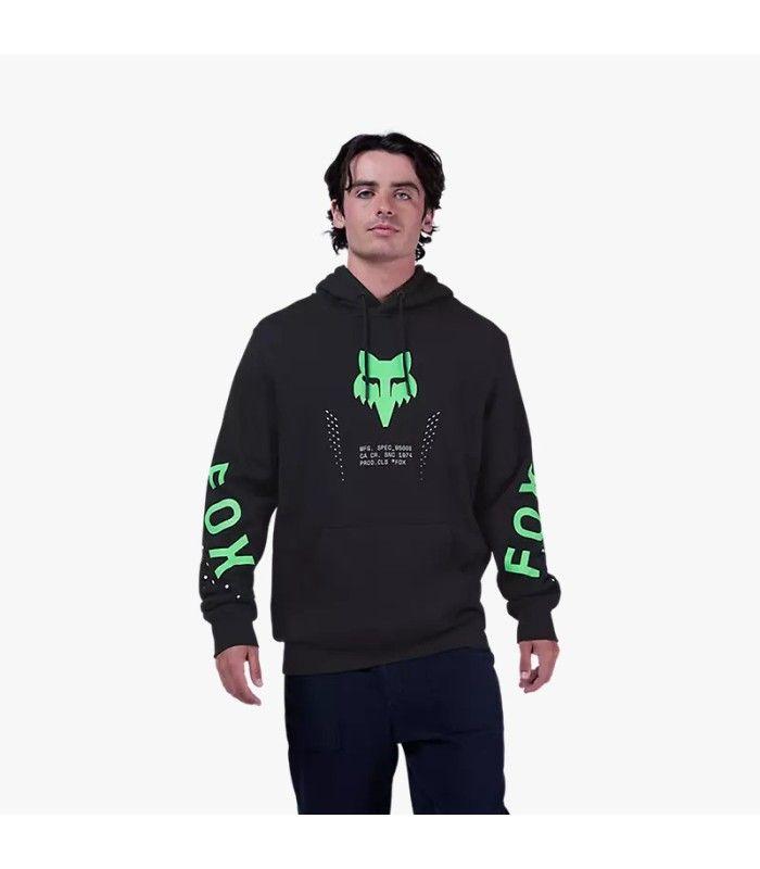 Sudadera Fox Shield Fleece Po Black Hombre