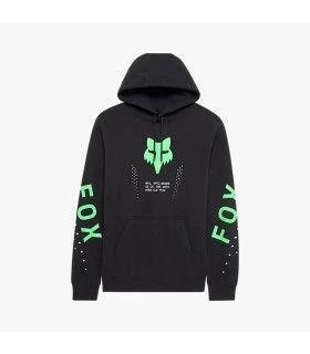 Sudadera Fox Shield Fleece Po Black Hombre