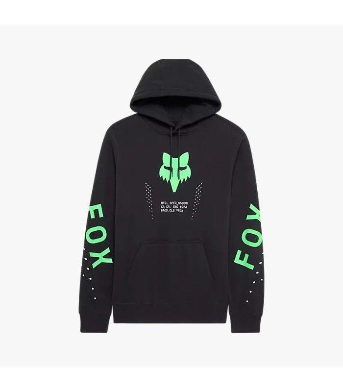 Sudadera Fox Shield Fleece Po Black Hombre