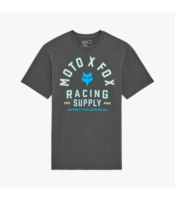 Camiseta Fox Local Racer SS Prem Tee Drk SHDW Hombre