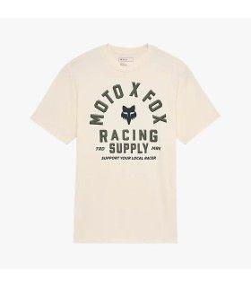 Camiseta Fox Local Racer SS Prem TEE Off WHT Hombre