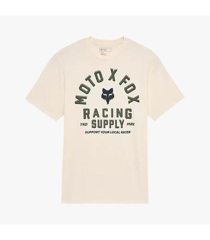 Camiseta Fox Local Racer SS Prem TEE Off WHT Hombre