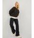 Pantalon Jack & Jones Jxally Reg Wide HW SWT Noos Black Mujer