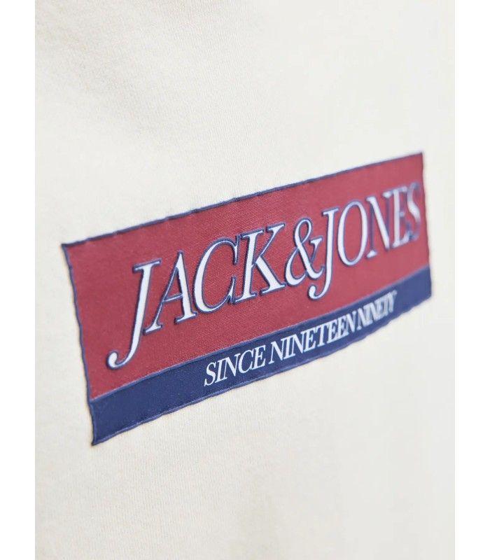 Sudadera Jack & Jones Jorinwood Block Branding Sweat Noos Junior Antique White