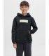 Sudadera Jack & Jones Jorinwood Block Branding Sweat Noos Junior Black