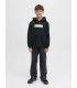 Sudadera Jack & Jones Jorinwood Block Branding Sweat Noos Junior Black