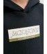 Sudadera Jack & Jones Jorinwood Block Branding Sweat Noos Junior Black