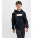 Sudadera Jack & Jones Jorinwood Block Branding Sweat Noos Junior Black