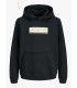 Sudadera Jack & Jones Jorinwood Block Branding Sweat Noos Junior Black