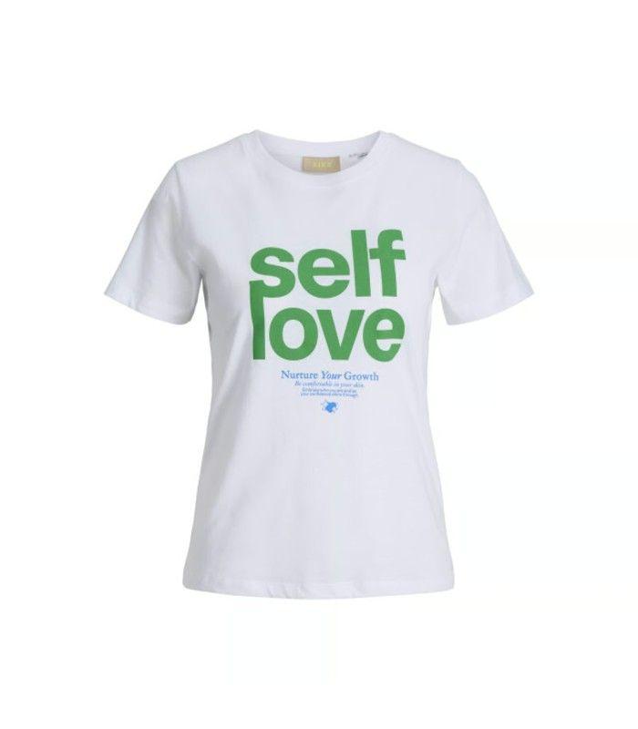 Camiseta Jack & Jones Jxmimi SS Print Tee Bright White