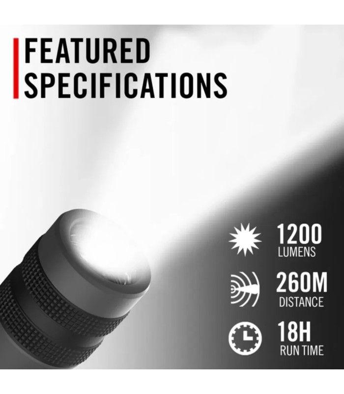 Linterna Coast GX20 1200 Lumens Waterproof