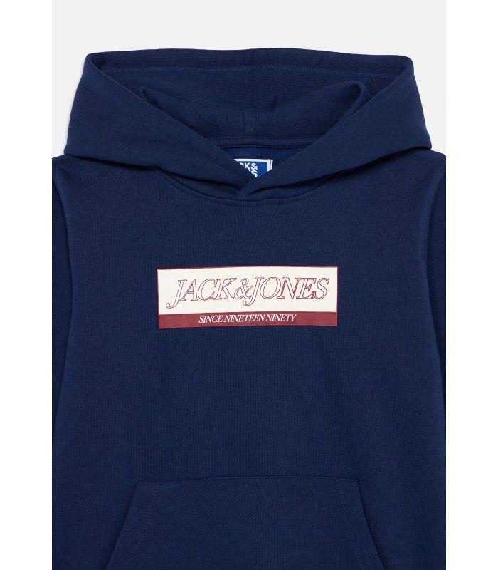 Sudadera Jack & Jones Jorinwood Block Branding Sweat Hoo Mini Ocean Cavern