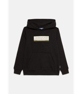 Sudadera Jack & Jones Jorinwood Block Branding Sweat Hoo Mini Black