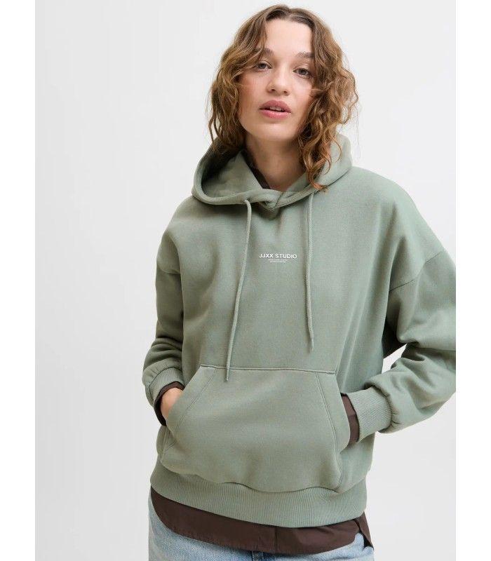 Sudadera Jack & Jones JXstudio Vesterbro LS RLX Hood SWT Noos Mujer  Sea Spray