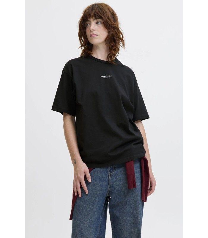 Camiseta Jack & Jones JXstudio Vesterbro Loose Tee JRS Noos Mujer Black