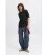 Camiseta Jack & Jones JXstudio Vesterbro Loose Tee JRS Noos Mujer Black