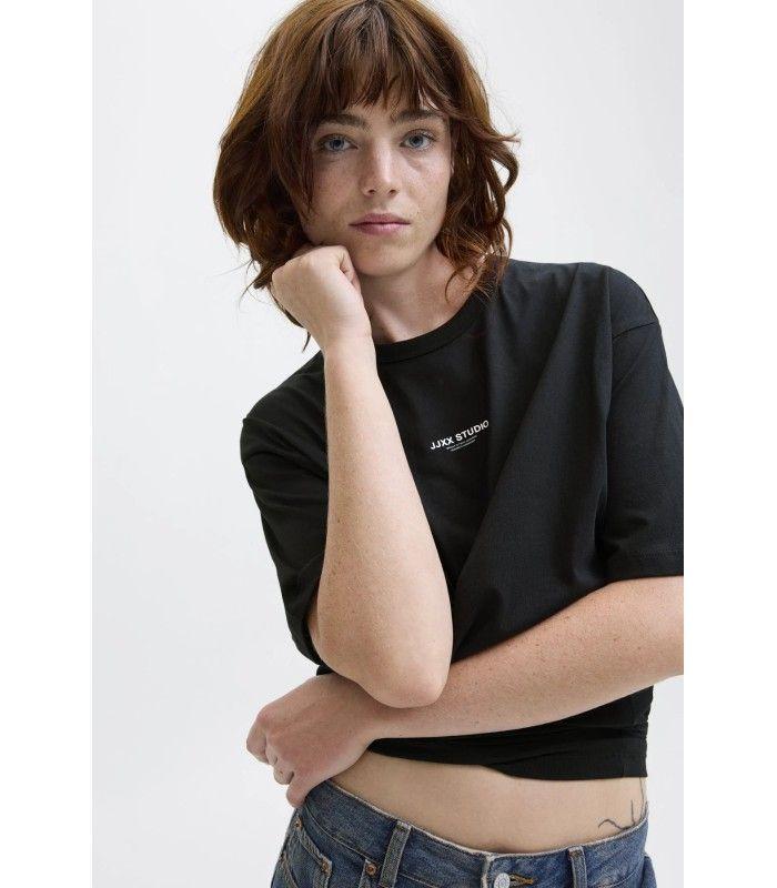 Camiseta Jack & Jones JXstudio Vesterbro Loose Tee JRS Noos Mujer Black
