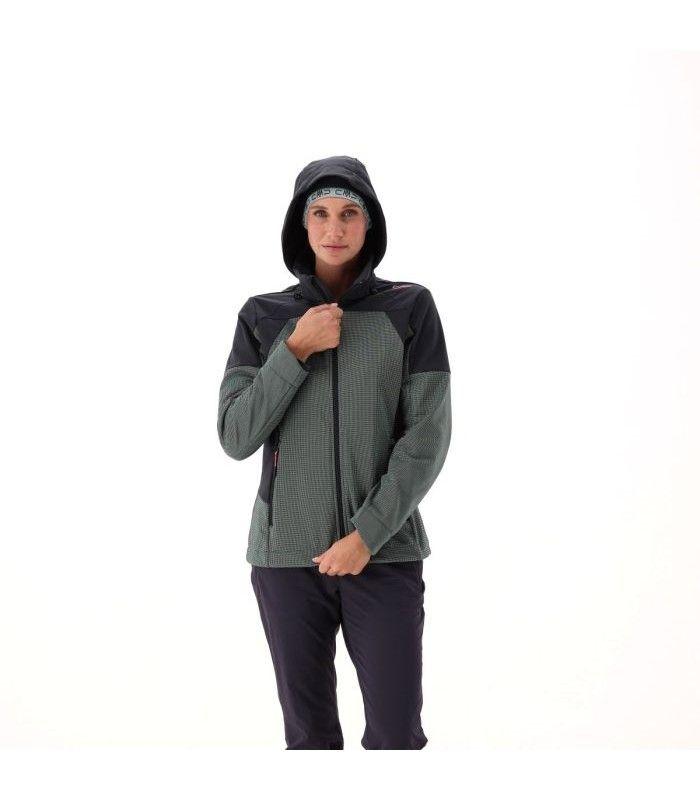 Chaqueta CMP Zip Hood E421 Jade Mujer