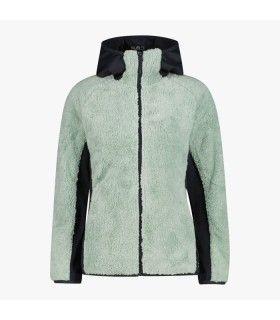 Chaqueta CMP Fix Hood E421 Mujer Jade