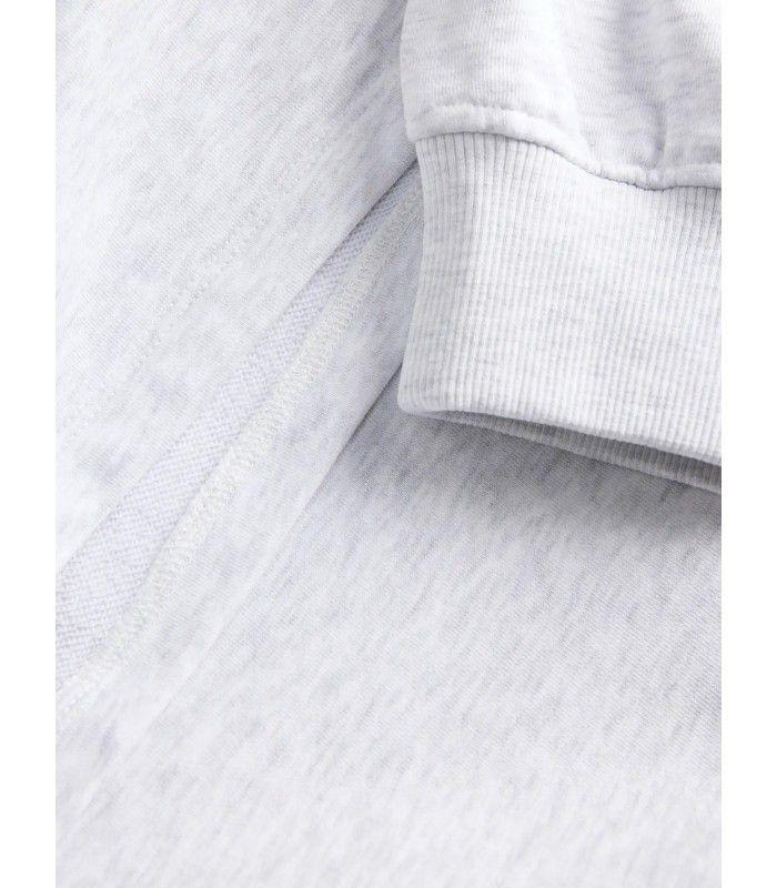 Sudadera Jack & Jones JXMerle RLX Short Hood SWT White Melange Mujer